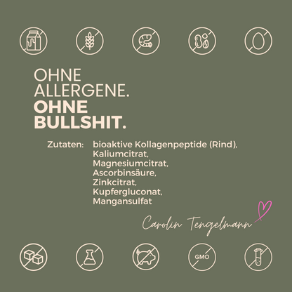 Nahrungsergänzung für Sehnen, Bänder und Muskulatur